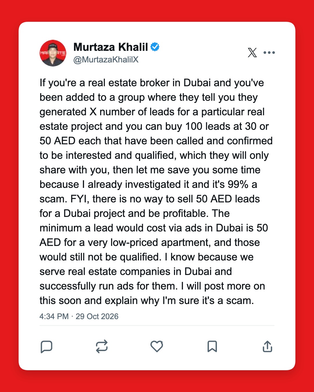 Murtaza Khalil BestSocial post media