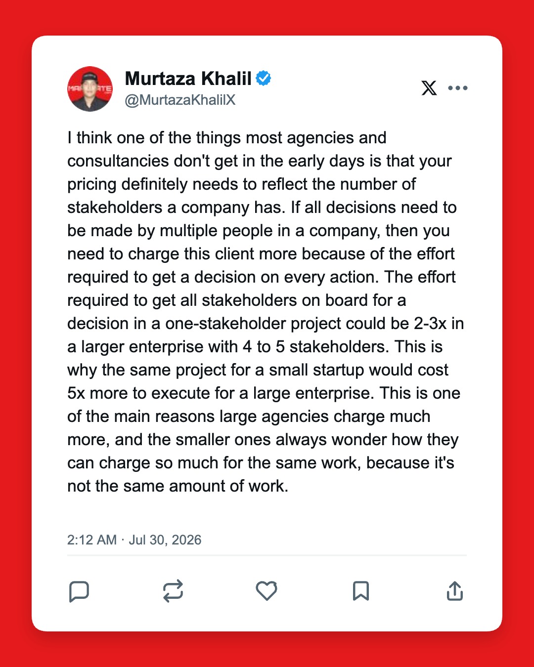 Murtaza Khalil BestSocial post media