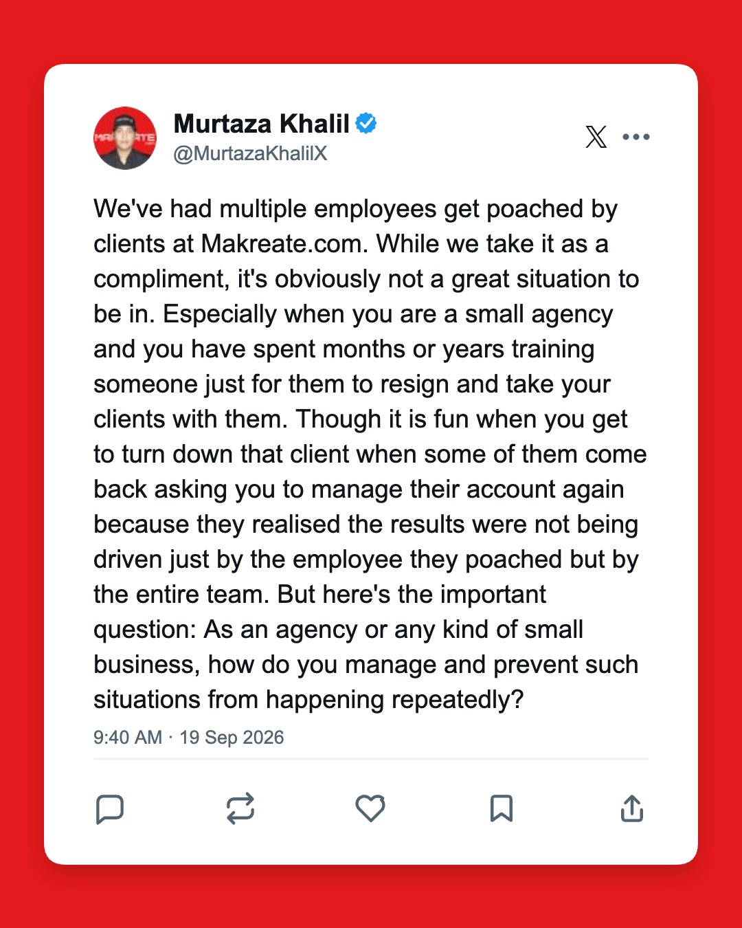 Murtaza Khalil BestSocial post media